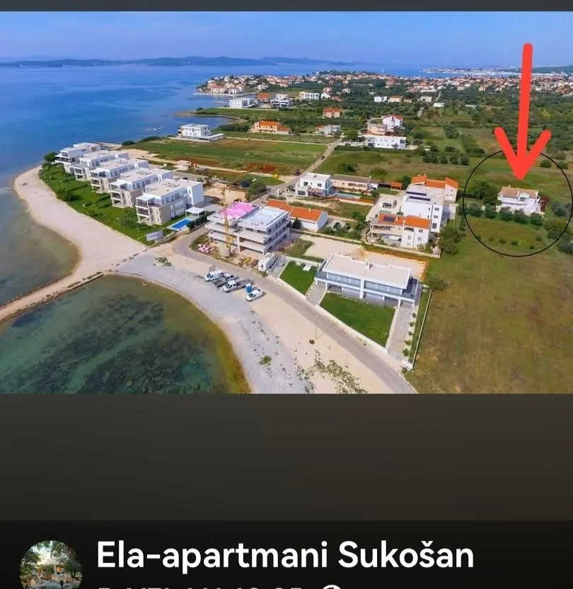 Ela Apartmani Sukošan — Apartman 3: spavaća soba